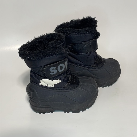 Sorel Boys' Toddler Snow Commander Winter Boots - Size 6 black - Picture 3 of 8